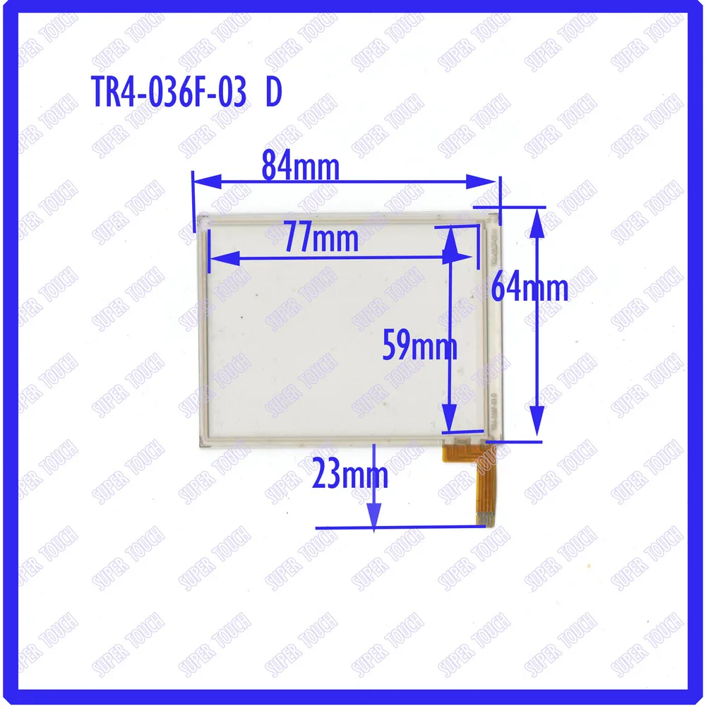 TR4-036F-03 3 6-дюймовый четырехпроводный резистивный сенсорный экран PDF DIY | Компьютеры