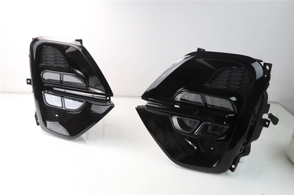 Car Flashing 2pcs LED For Kia sportage KX5 Daytime Running Light DRL LED Day Light Front Bumper Head Fog Lamp White