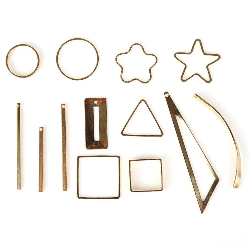 Мульти-формы/размеры 20 шт./лот Медный кулон KC золото/родий цвет Шарм для DIY серьги