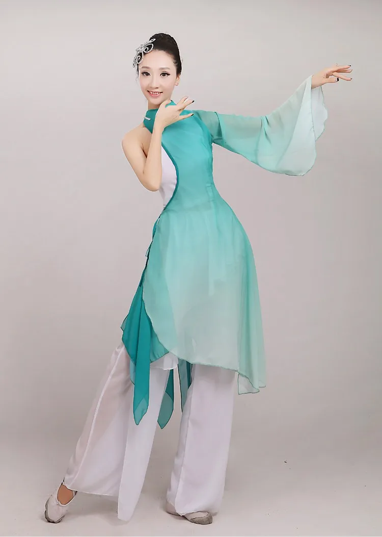 Новые чернильные костюмы Классические танцевальные танцевальная одежда Янко