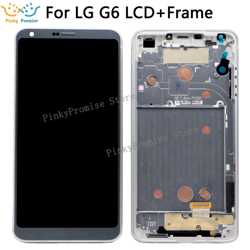 ЖК дисплей 5 7 дюйма для LG G6 с сенсорным экраном и дигитайзером в сборе запасные