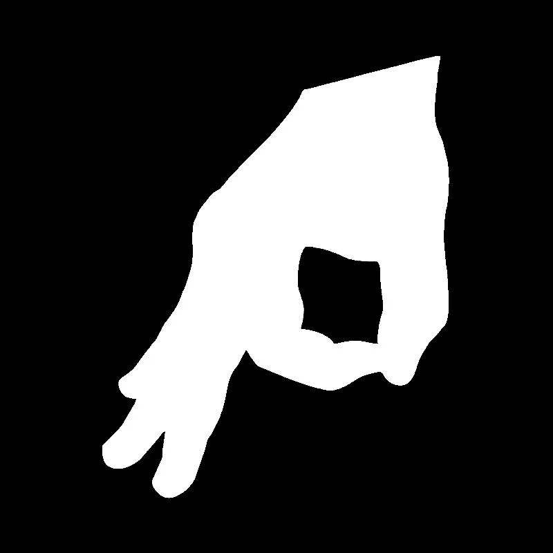 YJZT 9 см * 12 6 забавная виниловая наклейка с надписью Hand Mad для дизельного автомобиля