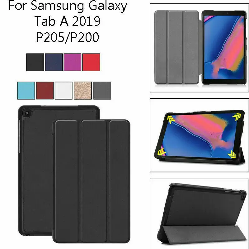 Умный Магнитный из искусственной кожи смарт чехол для Samsung Galaxy Tab SM P200 P205 8 0