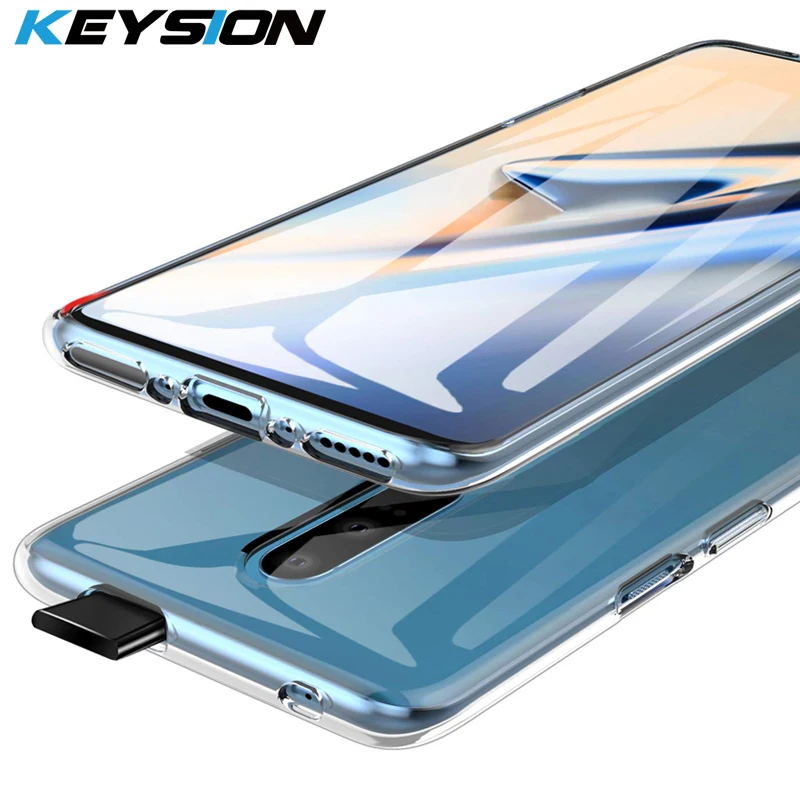 KEYSION Ультратонкий силиконовый тонкий прозрачный мягкий ТПУ защитный чехол для