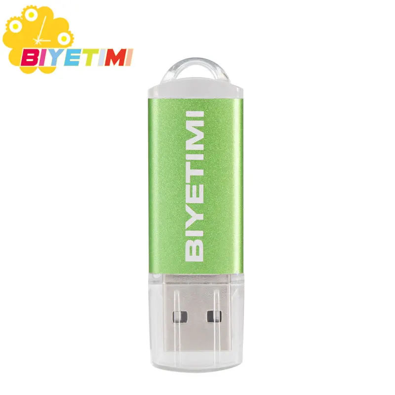 Usb флеш-накопитель Biyetimi, реальная емкость, цветной, маленький, умный, 8 ГБ, 16 ГБ, 32 ГБ, память, Usb флешка, флешка, флешка для ПК - Цвет: Зеленый