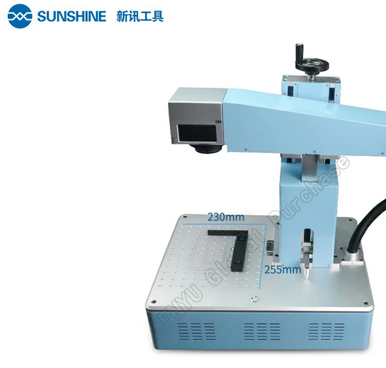 Новая модель SUNSHINE SS-890B 20 Вт волоконная Лазерная рамка для удаления маркировки гравировальная машина для удаления экрана Интеллектуальный диапазон