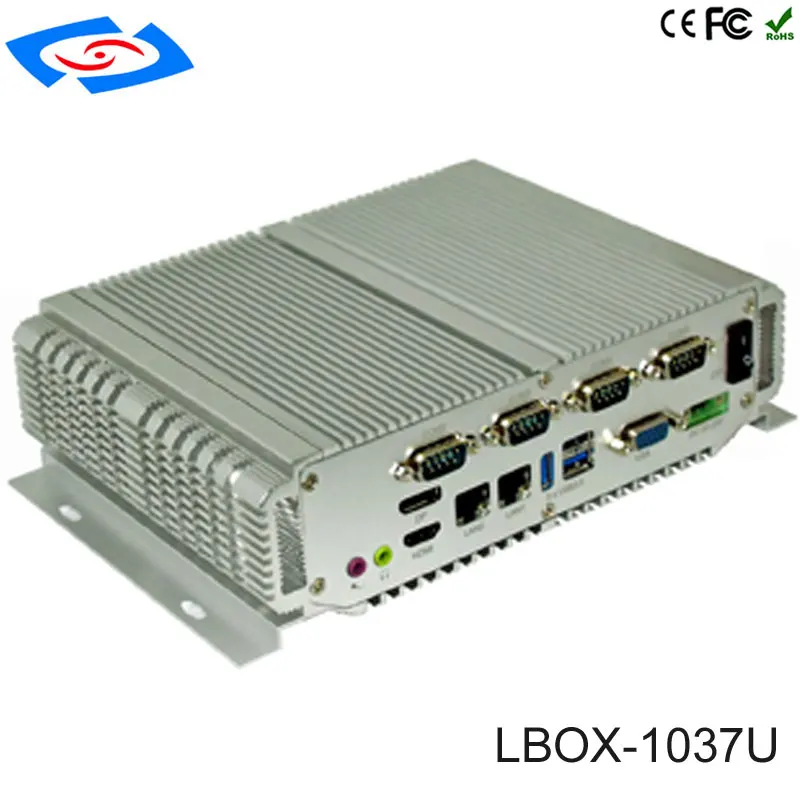 Intel Core I5-3337U Mini ITX Windows 7 мини ПК Wifi и Bluetooth сплав корпус промышленный I7-3557U 10