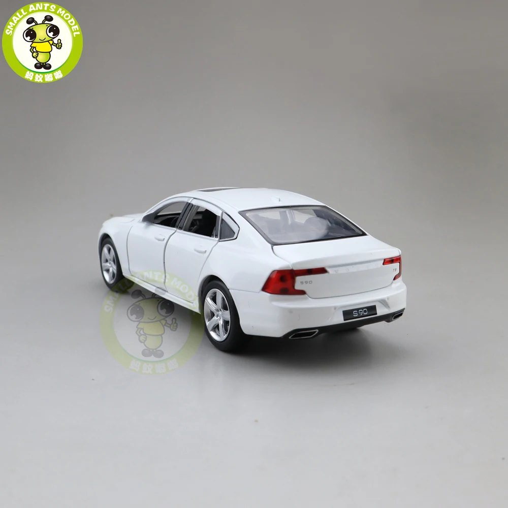 1/32 JACKIEKIM Volvo S90 литая модель автомобиля игрушки для детей Подарки для мальчиков девочек звуковое освещение