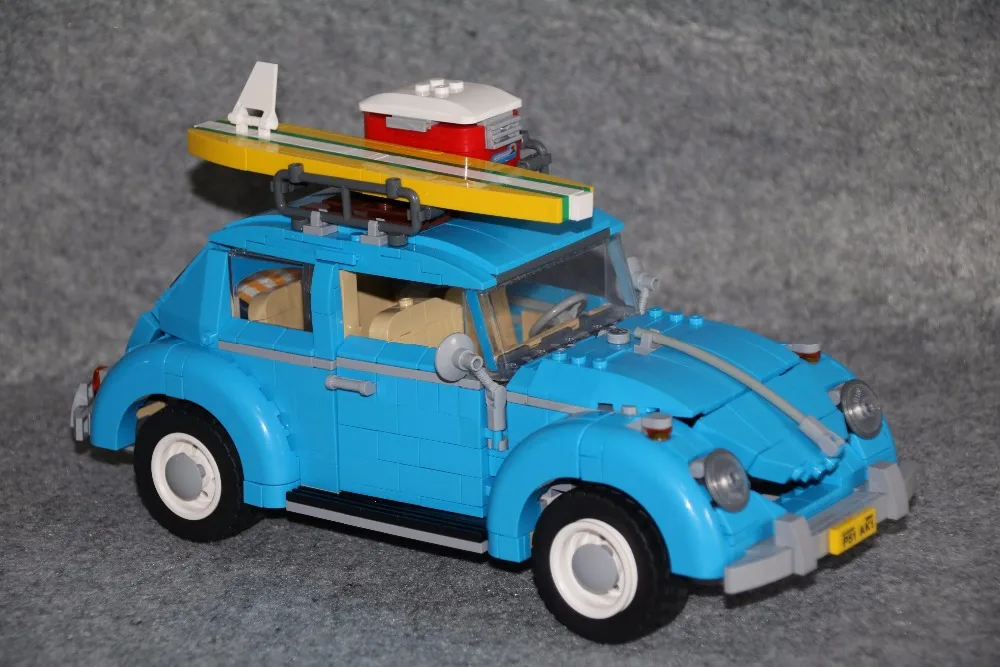 Новинка, серия Creator, модель Beetle, набор строительных блоков, совместимая 10252, Классическая техника, игрушки для стайлинга автомобилей