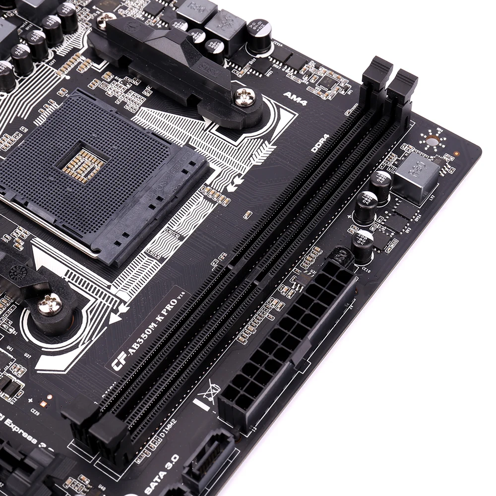 Цветная системная плата AB350M PRO V14 AMD B350/AM4 материнская плата VGA+ HDMI SATA3.0 6 ГБ/сек. V14 материнская плата