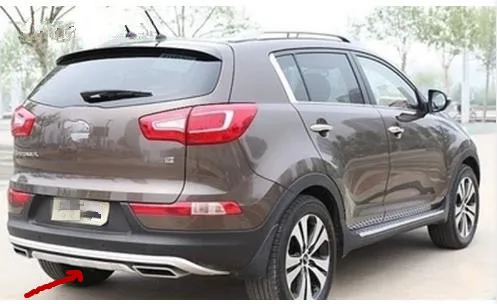 Автомобильное Моделирование ABS передний+ задний бампер Накладка пластиковый брусья буфера передний и задний бампер для Kia Sportager 2011