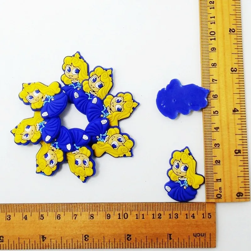 DIY мягкие подвески из ПВХ мультфильм принцесса Подходит чехол для телефона/кольца/аксессуары для волос 10 шт. дети девочки подарок на день рождения