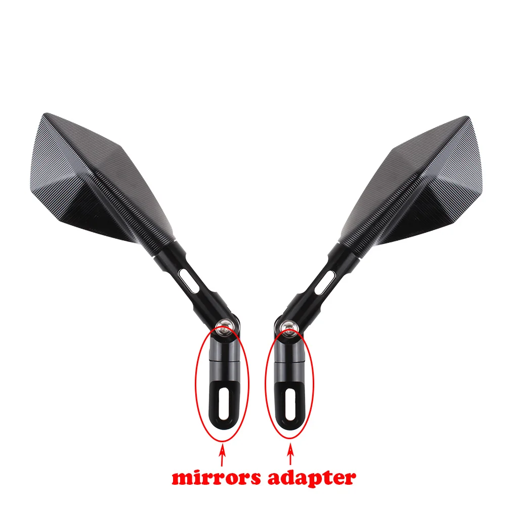 Полностью алюминиевый CNC мотоцикл заднего зеркала адаптер для Honda CBR R1 R3 R6 FZ6 Z750R Z1000