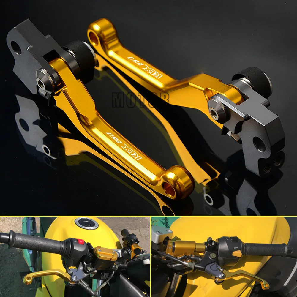 CNC для Kawasaki KLX250 KLX 250 1993 2016 Печать Dirtbike Pit Dirt Bike Pivot мотоцикл мотокросса Рычаги