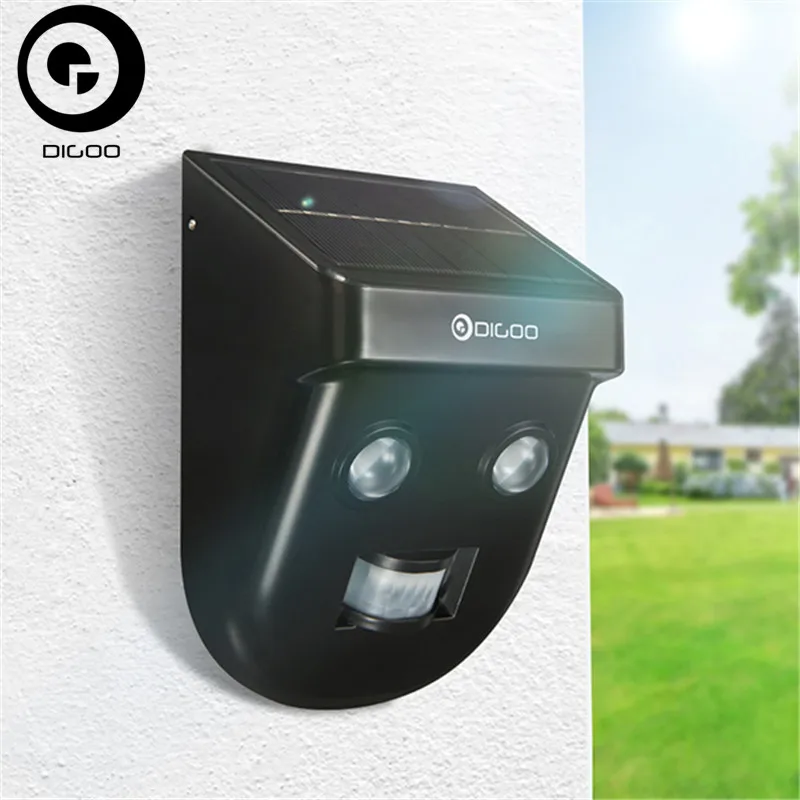 DIGOO DG-SSR-1 SSR1 Садовый Солнечный беспроводной PIR датчик на большие расстояния водонепроницаемый наружный настенный светильник для безопасности дома