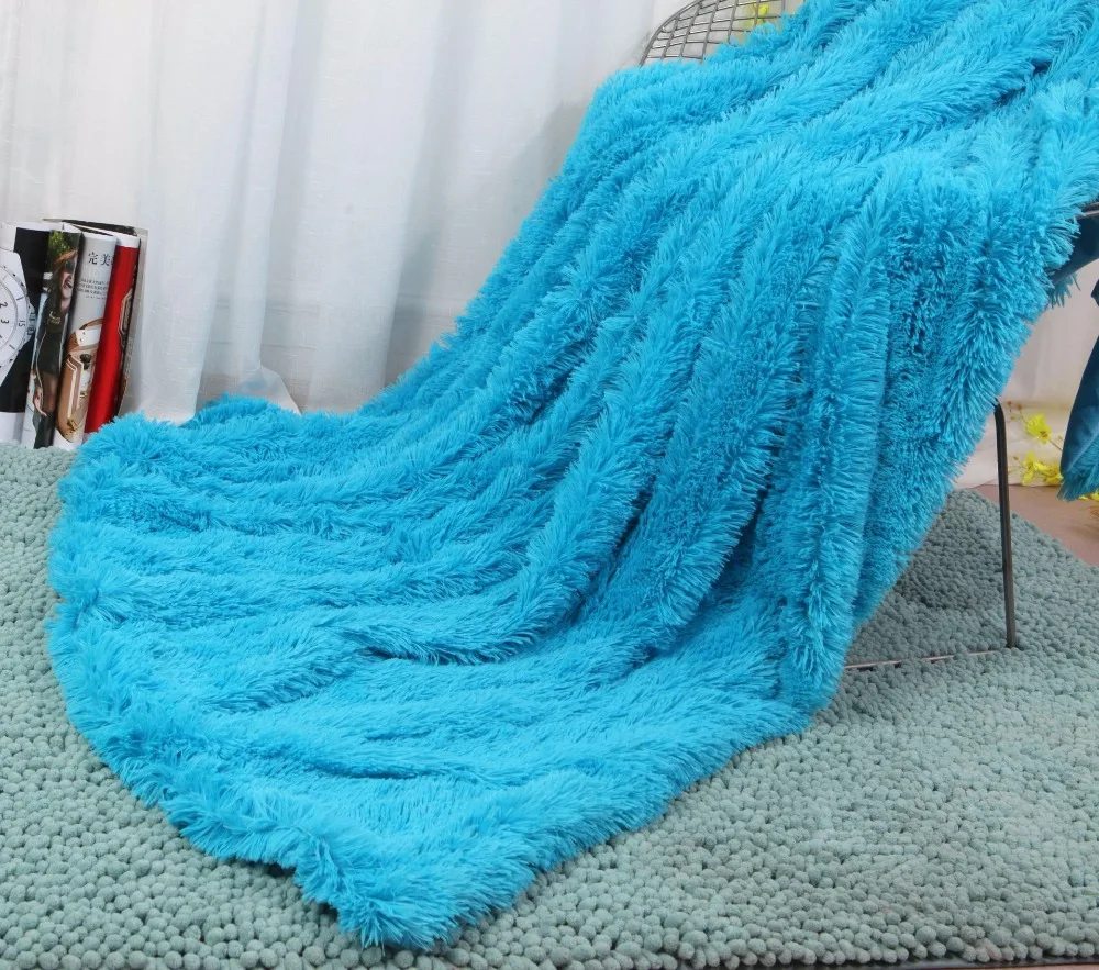 PV velvet Flannel Blanket Crystal super soft blanket Spring and autumn solid color Air conditioning Sheets | Дом и сад