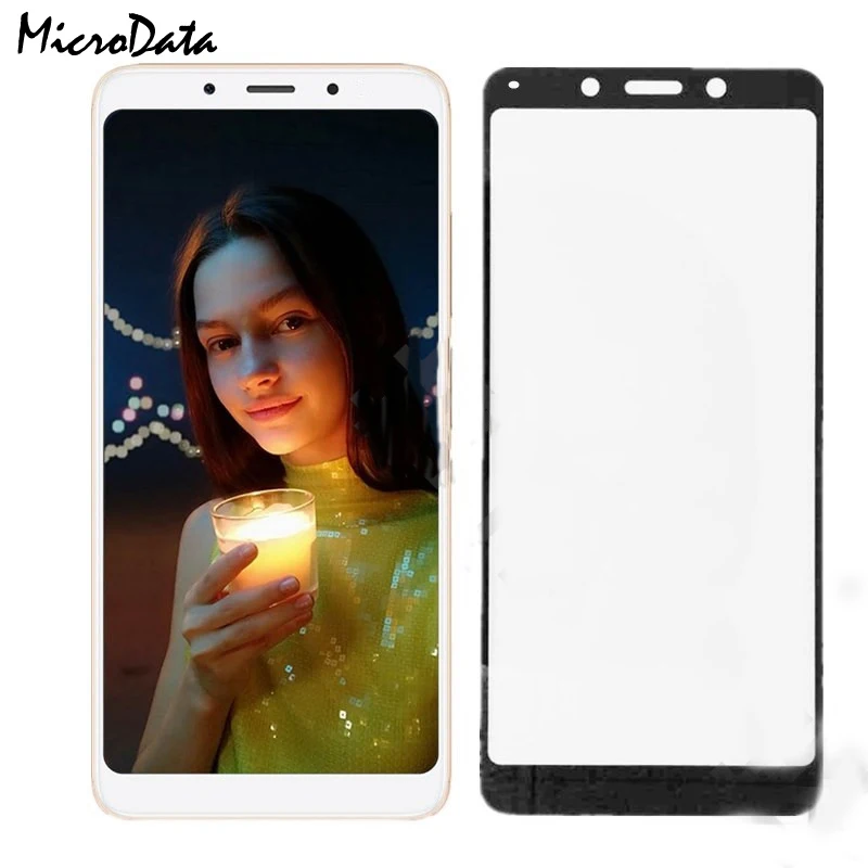 Микроданные для Xiaomi Redmi 6 6A 6pro против отпечатков пальцев матовое закаленное