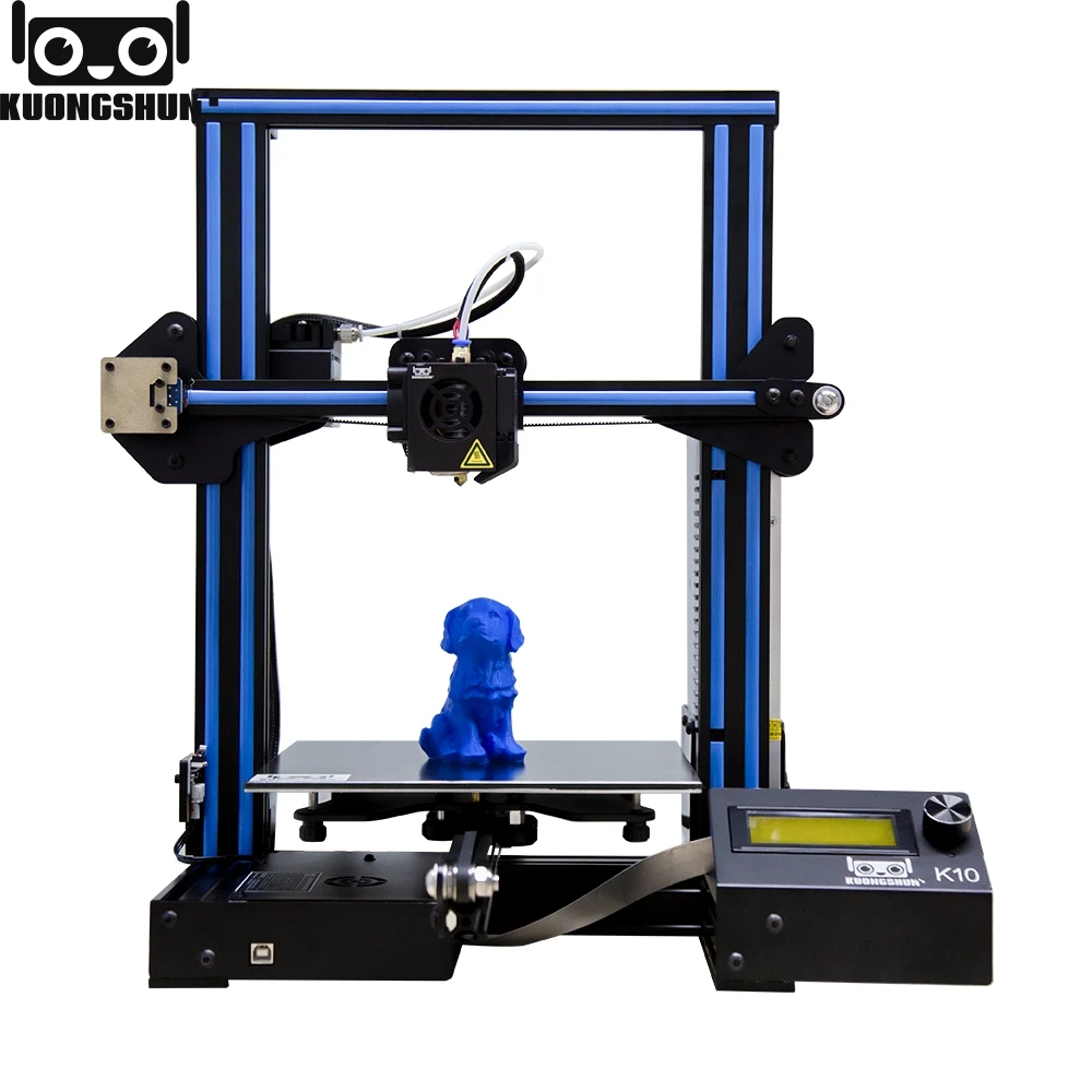 Kuongshun K10 с открытым исходным кодом быстрая сборка 3d принтер 220*220*260 Высокая PFrinting Accur хорошая адгезия платформа impresora 3d