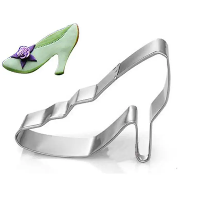 Модная металлическая Форма для торта на высоком каблуке форма печенья