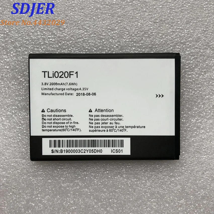 Новинка 2019 батарея TLI020F1 TLI020F2 для TCL J720T J726T Alcatel One Touch Pop 2 5042d C7 7040 Детская модель
