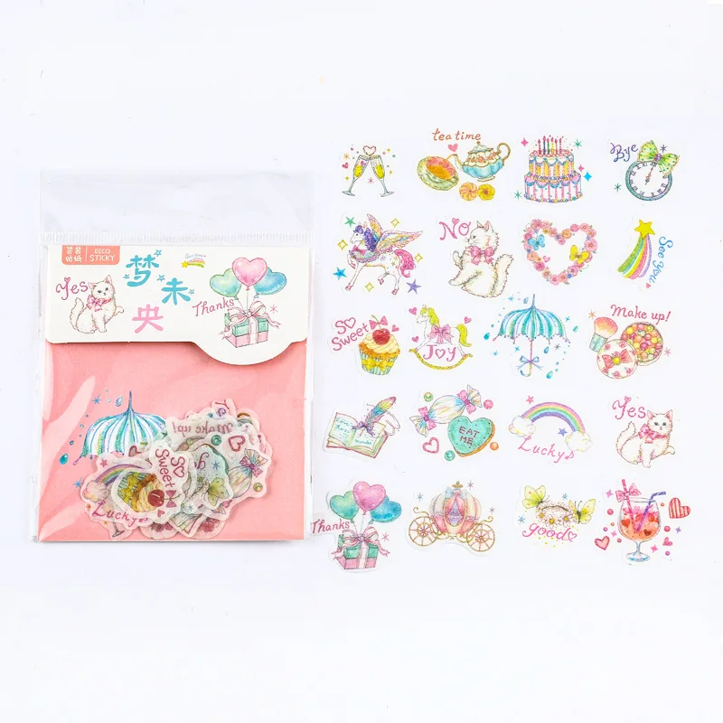 A Mr. Бумаги 40 шт./пакет японский Kawaii с забавным мультяшным Magic деко наклейки для дневника Скрапбукинг планировщик Декоративные Канцелярские наклейки - Цвет: A