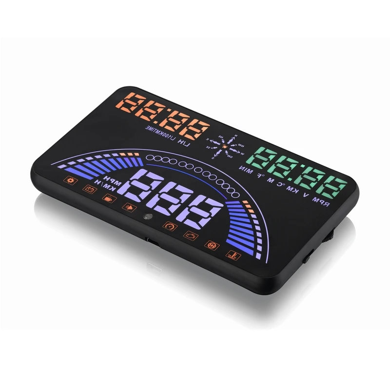 Новый S7 HUD Дисплей автомобиля с OBD 2 + GPS автоматический диагностический сканер