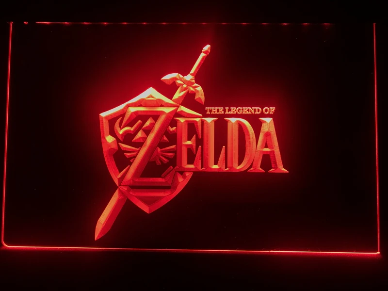 E040 Legend of Zelda светодиодный знак неонового света