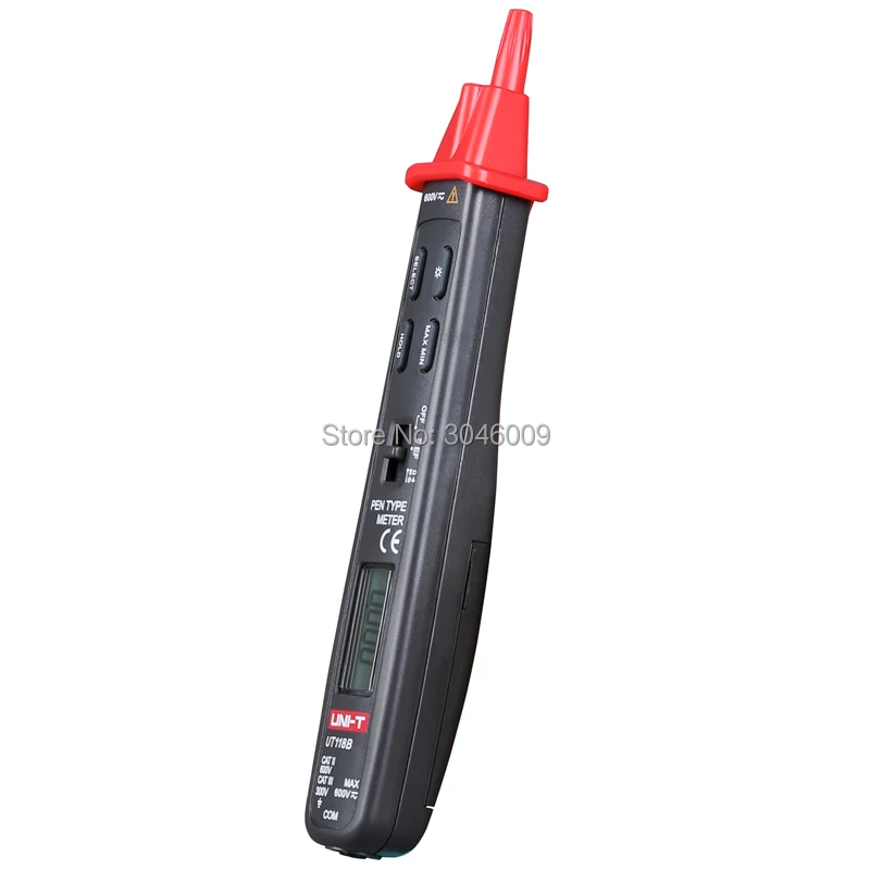 UNI-T UT118B Ручка Тип Цифровой мультиметр/EF функция/ЖК-подсветка/цифровой удержание/автоматическое выключение