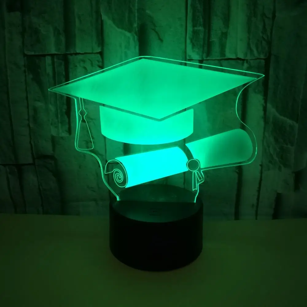 Новая лампа для мальчишника 3d с мульти цветным сенсорным управлением