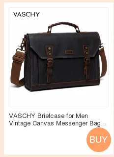 VASCHY полный портфель из натуральной кожи для мужчин, винтажная сумка-мессенджер из воловьей кожи для 15,6 дюймов, сумка-портфель для ноутбука, сумка для книг