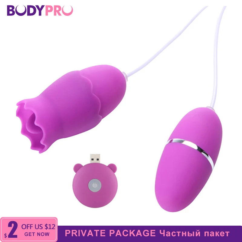 Вибратор BODYPRO на присоске для сосков женщин стимуляция точки G и клитора Женский