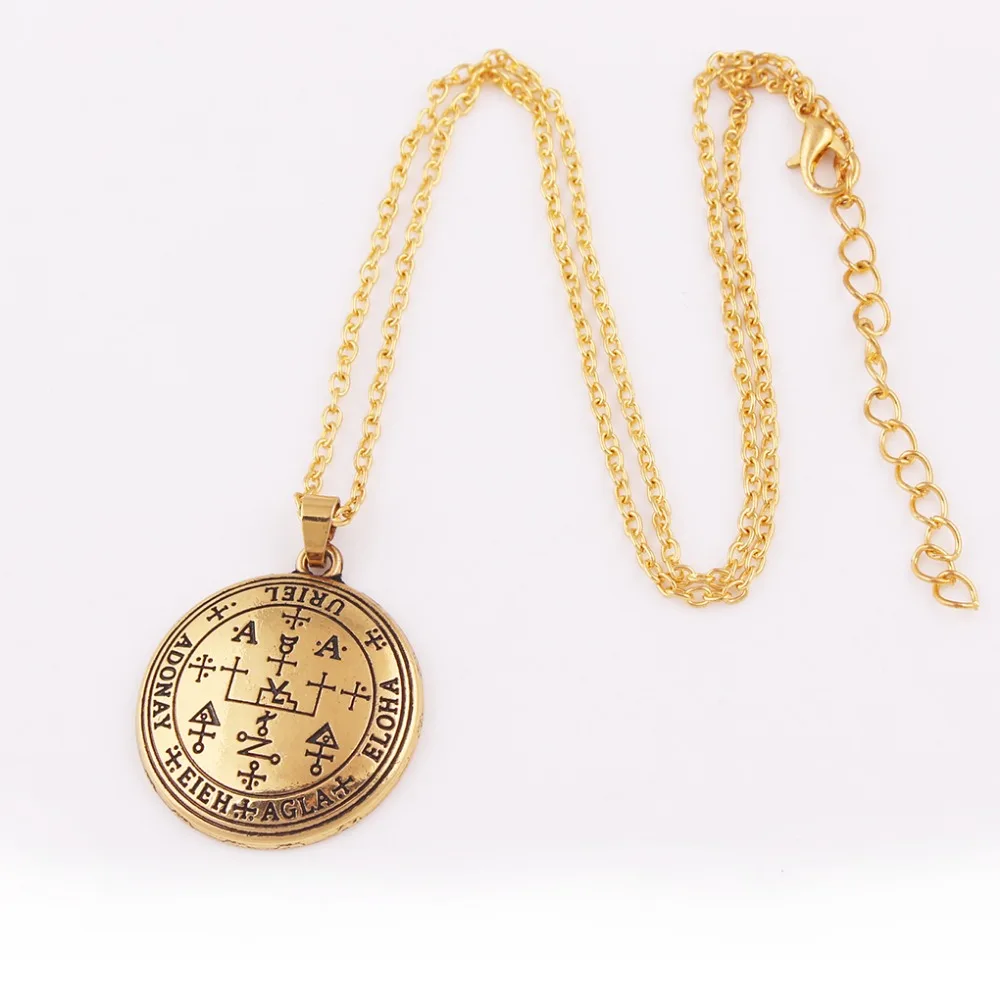 Женское и мужское ожерелье звено цепи Uriel специальный традиционный узор защитит