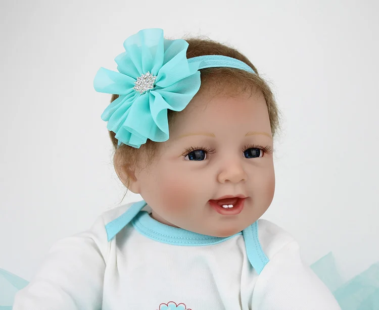 55 см NPKDOLL Новорожденные силиконовые куклы мягкие игрушки ручная работа кукла для