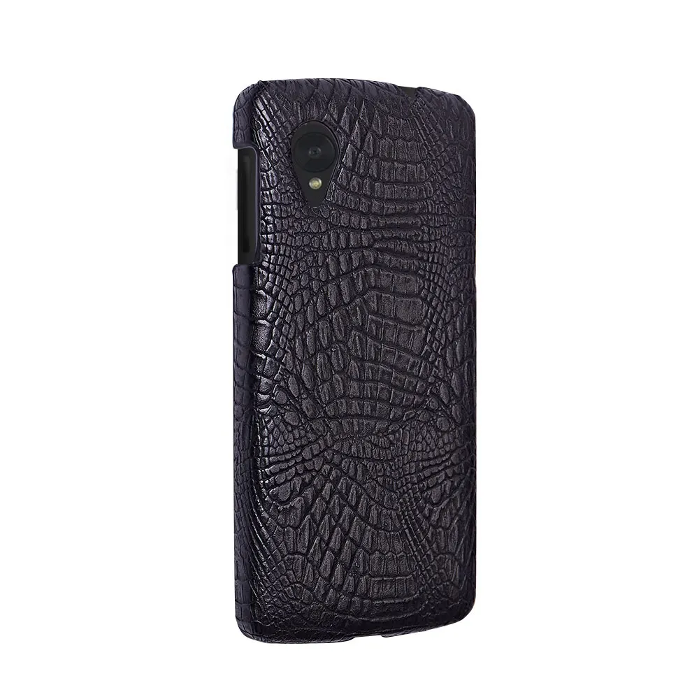 Case For LG Nexus 5 E980 D820 D821 Google Nexus5 Luxury PU leather Crocodile Skin Hard Back Cover Phone Accessories |