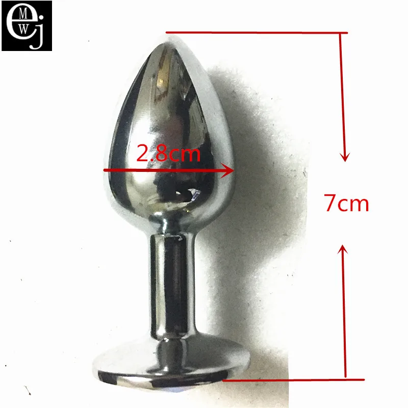 EJMW секс маленькие размеры Металлические анальные игрушки Анальная пробка из