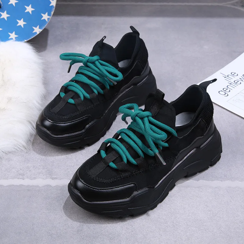 ASUMER/Новинка 2020 года Женские кроссовки на шнуровке с круглым носком повседневные