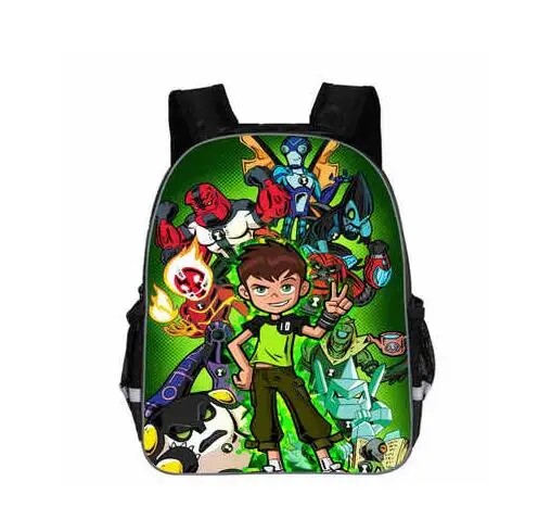 as picture Новые рюкзаки Ben 10 для мальчиков-подростков, мультяшный рюкзак для детей, рюкзаки для книг Mochila - Цвет: as picture
