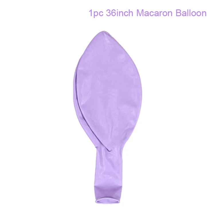 1pcs32inch purple Шар Макарон цветные шары круглые латексные шарики Арка Тиффани синие с днем рождения воздушные шары для свадьбы вечеринки баллоны аксессуары - Цвет: 1pcs32inch purple