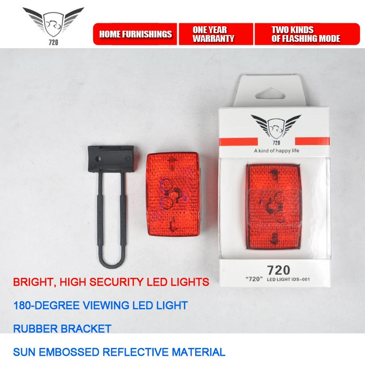 3LED Bike Light Cheap Wholesale Price! Bicycle Tail Water Resistant Mountain Safety Back Rear Led Lamp | Спорт и развлечения
