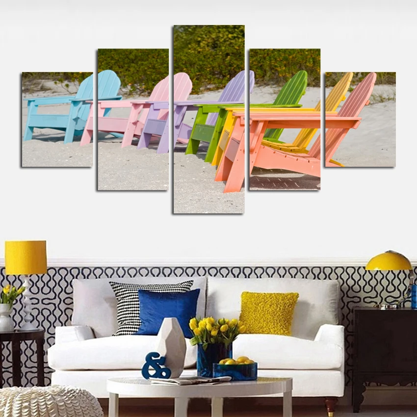 Бесплатная доставка современного искусства холст рисует плакат для приморский