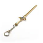 Аниме меч искусство онлайн брелок для ключей неуловимый меч Кирито брелок металлический автомобильный брелок САО сувенир