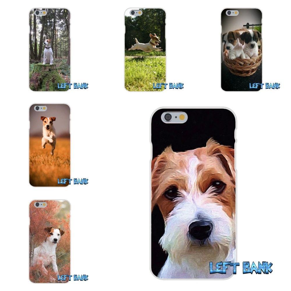 Мягкий силиконовый прозрачный чехол из ТПУ для Samsung Galaxy Note 3 4 5 S4 S5 MINI S6 S7 edge Jack Russell