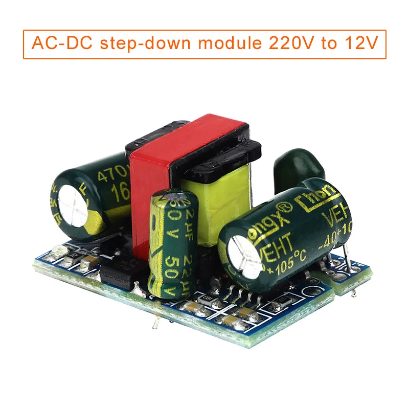 AC-DC понижающий изолированный преобразователь питания 220В до 12В 400мА IJS998 |