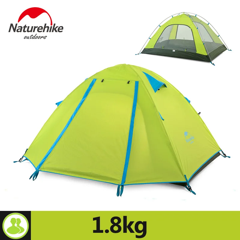 NatureHike двухслойная палатка 2 человека 5 цветов для походов на природе похода