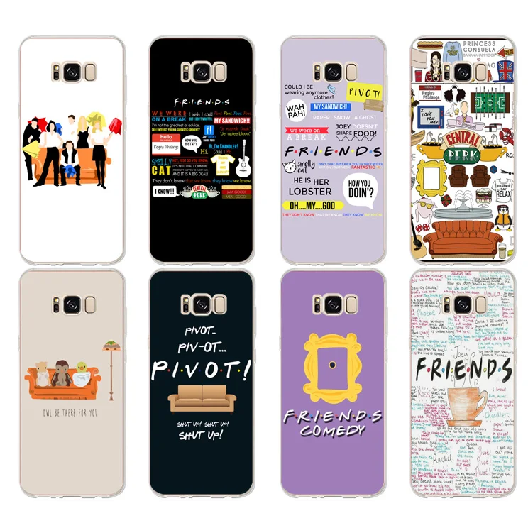 DREAMFOX K102 друзья ТВ шоу Мягкий ТПУ силиконовый чехол для samsung Galaxy Note S 6 7 8 9 Edge Plus Grand