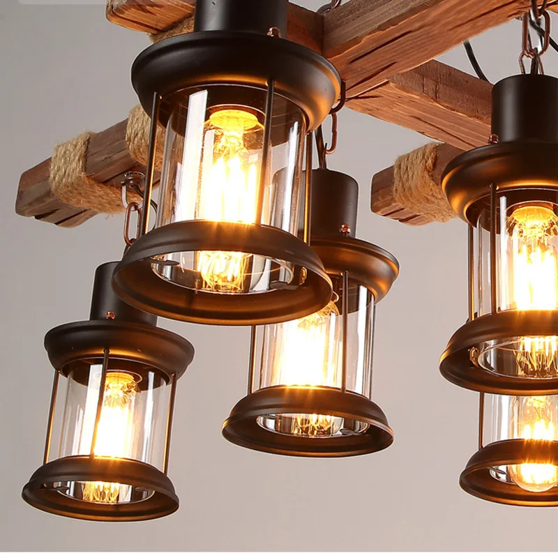 저렴한 나무 샹들리에 로프트 거실 레스토랑 바 복고풍 산업 바람 크리에이티브 샹들리에 구매 나무 샹들리에 로프트 거실 레스토랑 바 복고풍 산업 바람 크리에이티브 샹들리에