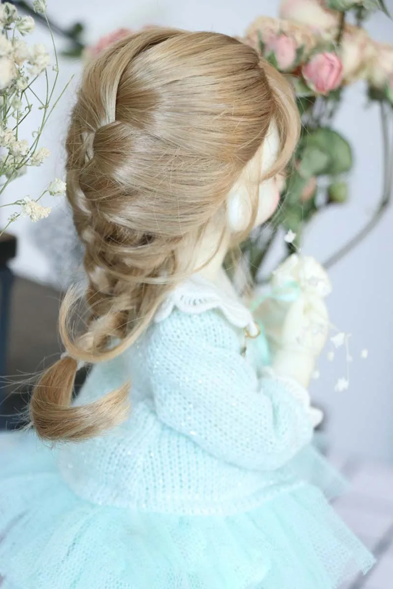 Новый стиль 1/3 1/4 16 BJD парик Супер кукла модный мохеровый с одной оплеткой для