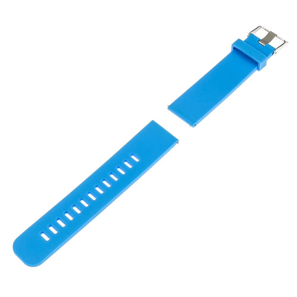 Ремешок силиконовый быстросъемный для часов Asus Zenwatch 1 2 22 мм браслет Pebble Time Steel LG G