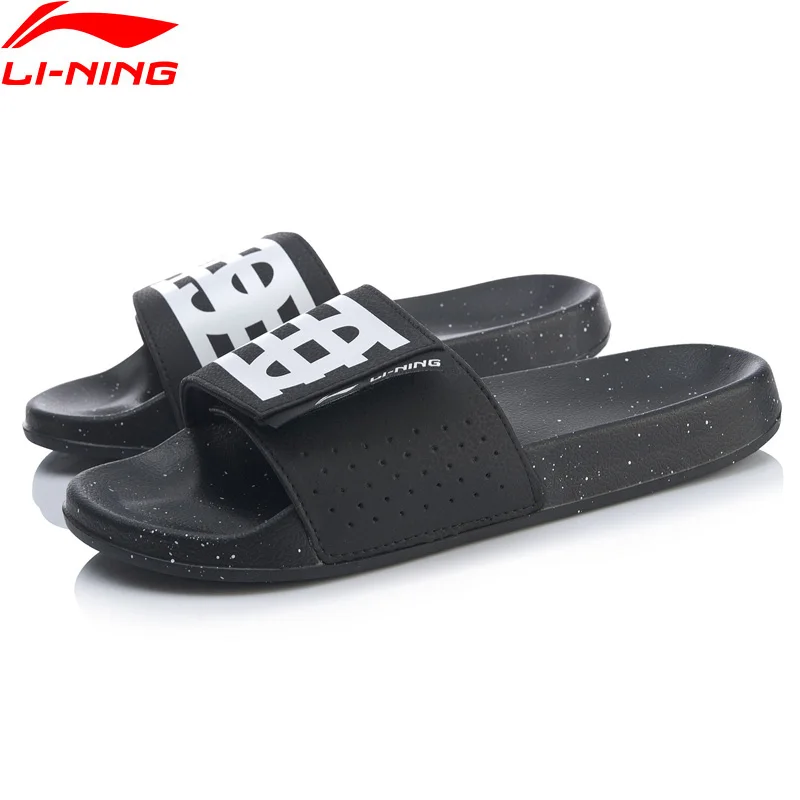 Li-Ning/женские стильные шлепанцы LN SLIPER легкие сандалии дышащая Спортивная обувь на