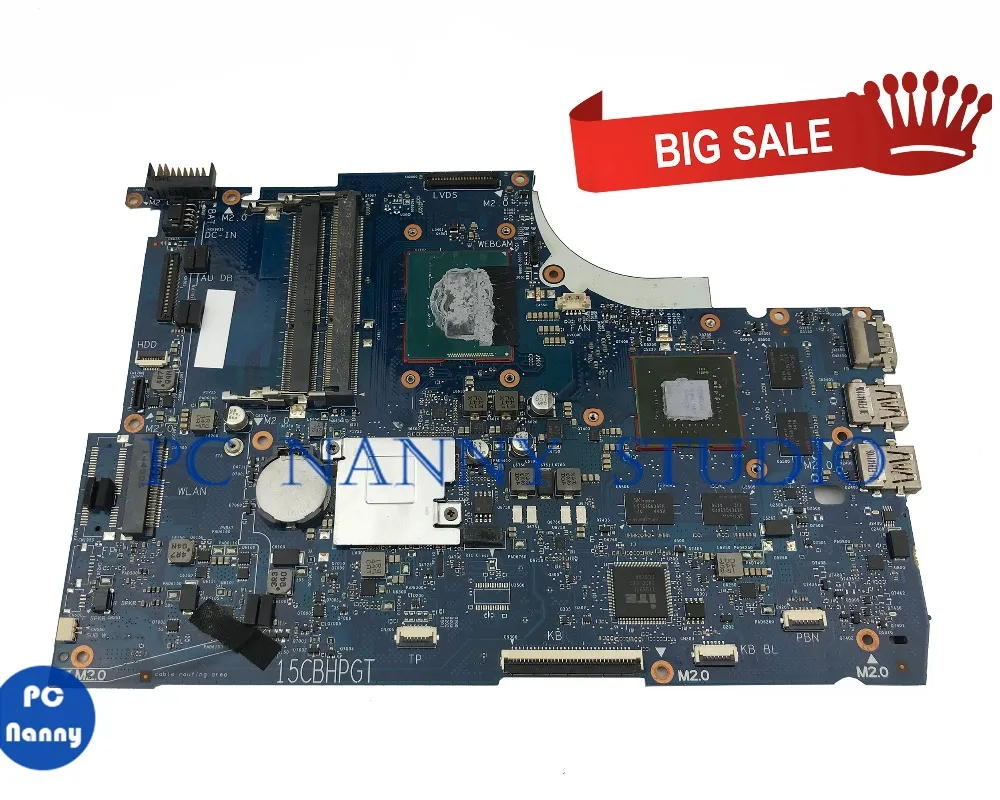 PCNANNY для HP 15 Q 15T Материнская плата ноутбука 765736 501 6050A2628301 MB A02 I7 4712HQ GTX850M
